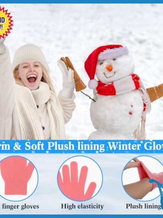 Bulk Winter Hat Scarf Gloves Set Unisex Fleece-Lined Warm  display picture 1